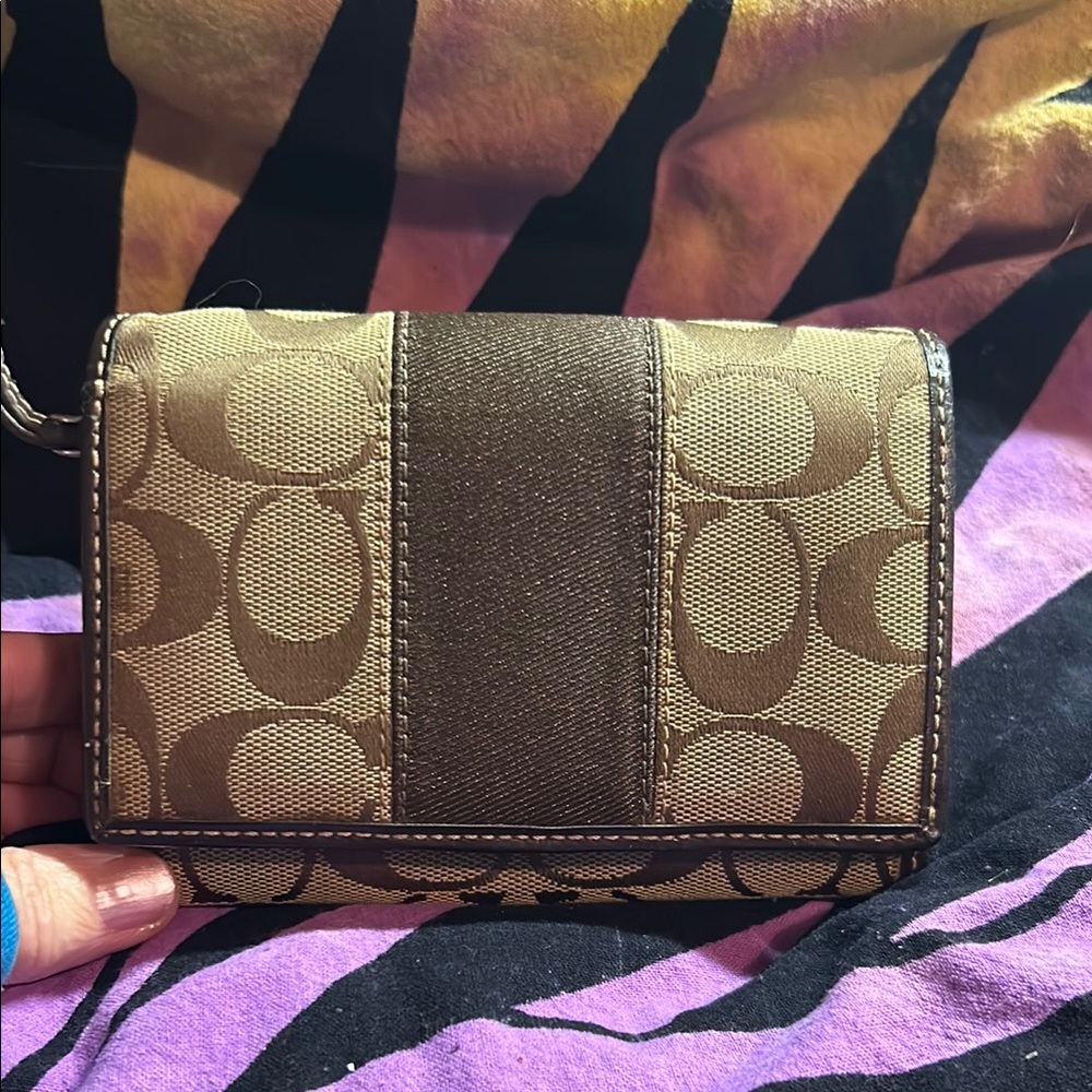 Coach Brown and Tan Women's Bag